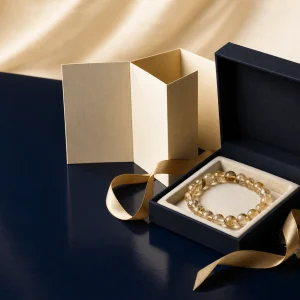 Layered gift packaging prepared with restraint